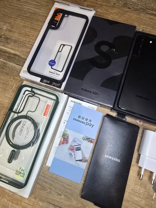 Samsung Galaxy s 22+ plus самсунг phantom black чёрный 2 сим dual sim