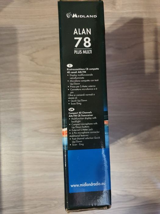 Radio CB novo na caixa