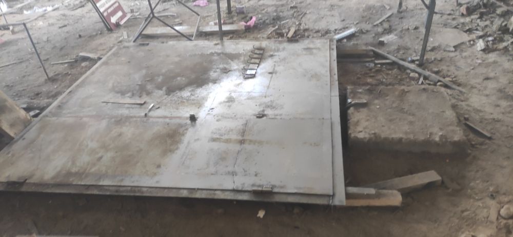 Гаражные ворота с рамой