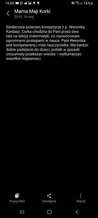 Matematyka i geografia stacjonarne Dobrego pasterza/online korepetycje