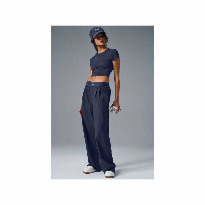 Штани спортивні Alo Yoga Suit Up Trouser Regular Navy: 3 590 грн