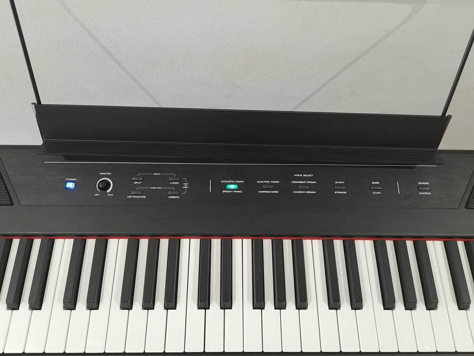 Piano Digital Alesis Concert 88 Teclas + Suporte + Pedal