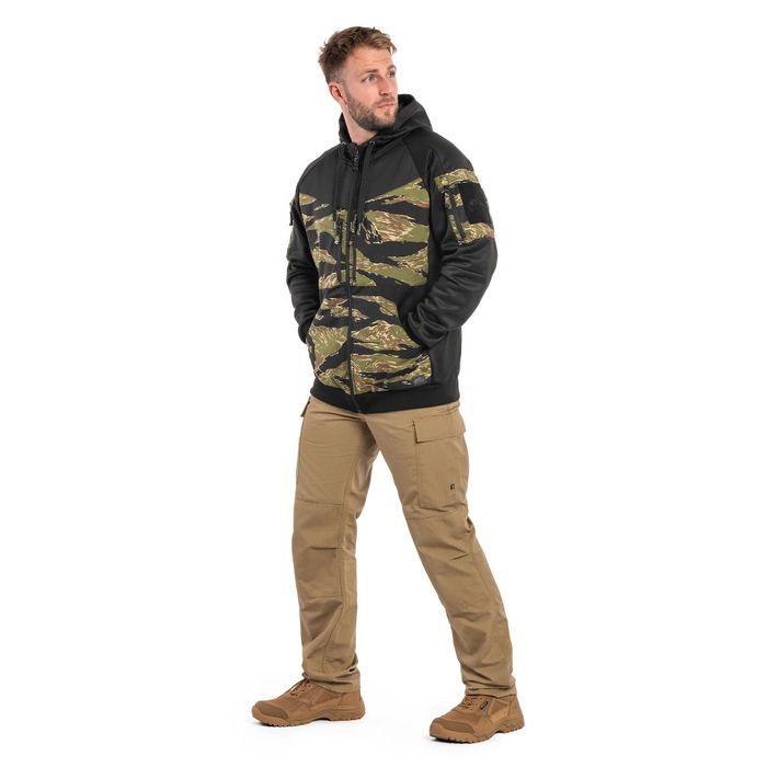Тактична  Кофта Helikon-Tex Rogue Hoodie - Black/Tiger Stripe