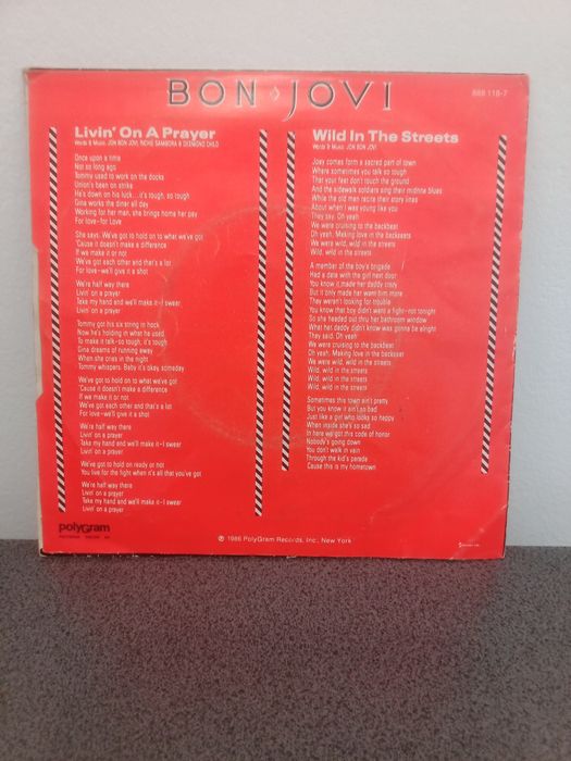 Vinil single Bon Jovi