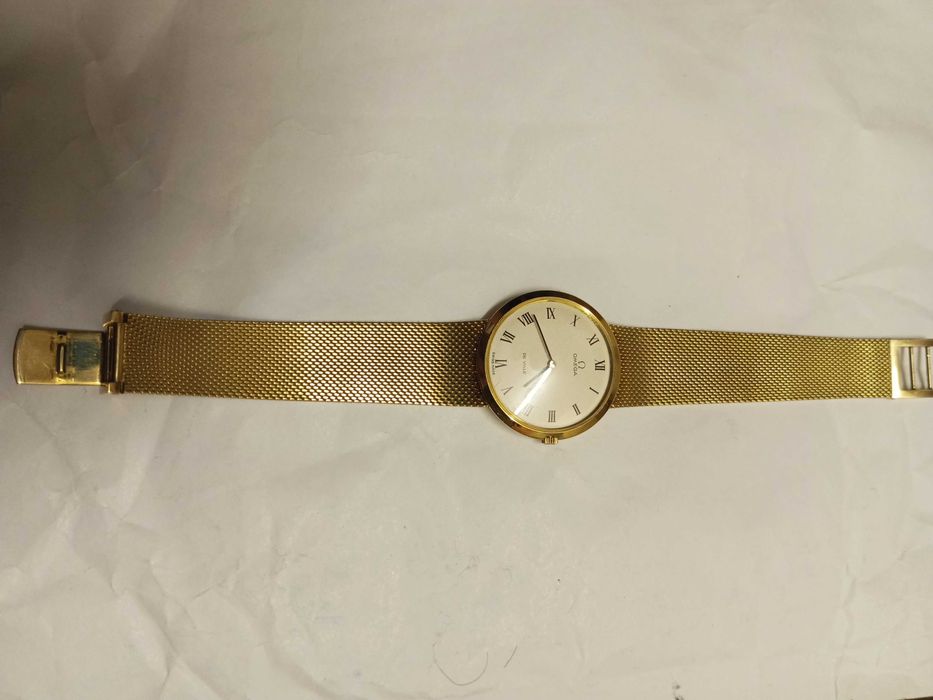 Omega złoty 14 K zegarek męski