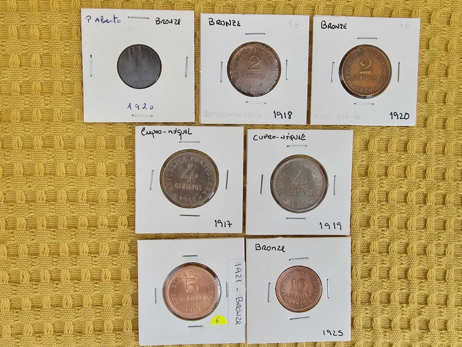 Lote de 46 moedas da República