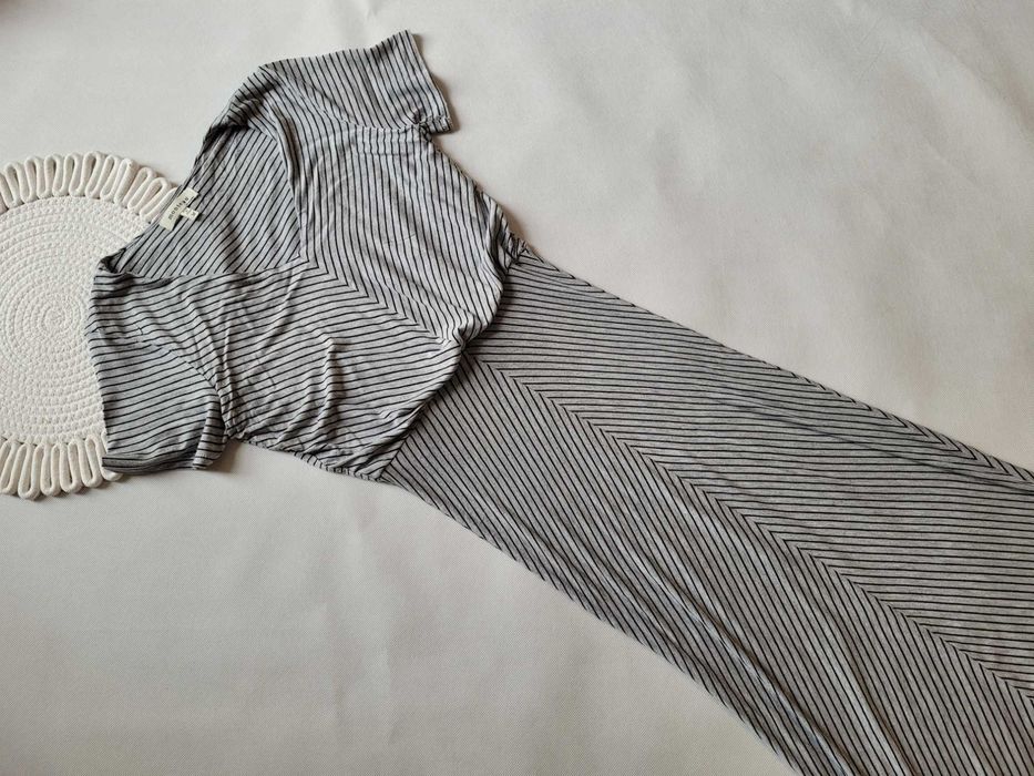 Długa sukienka letnia lato spring style casual  rayon M 38 maxi long