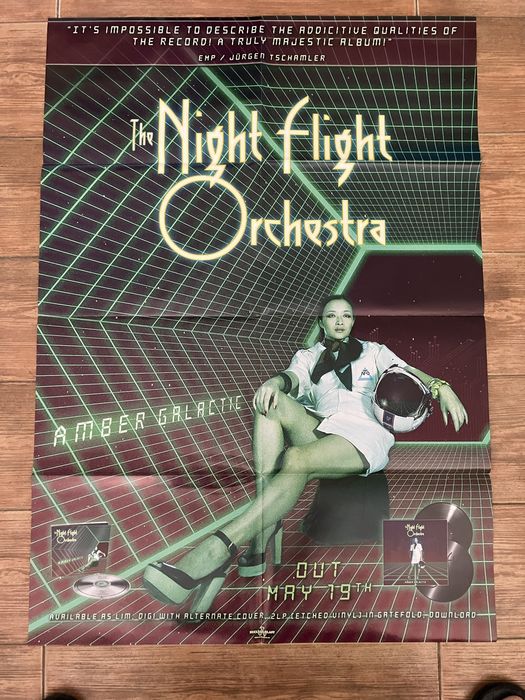 Poster The Night Flight Orchestra - Amber Galactic - Nuclear Blast