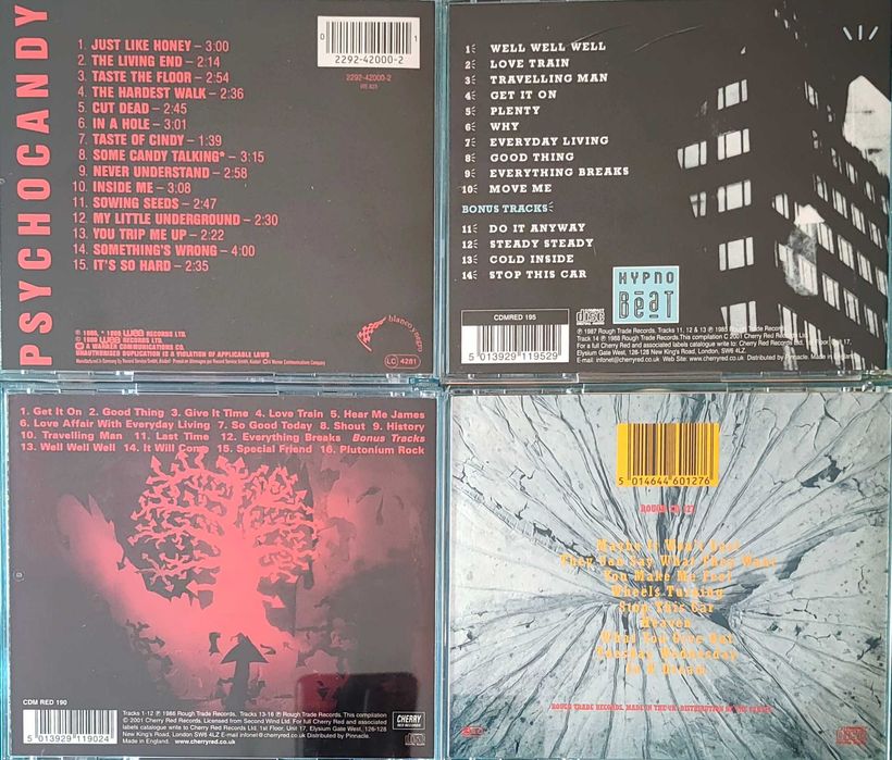 4 cd's originais, Love and Rockets...