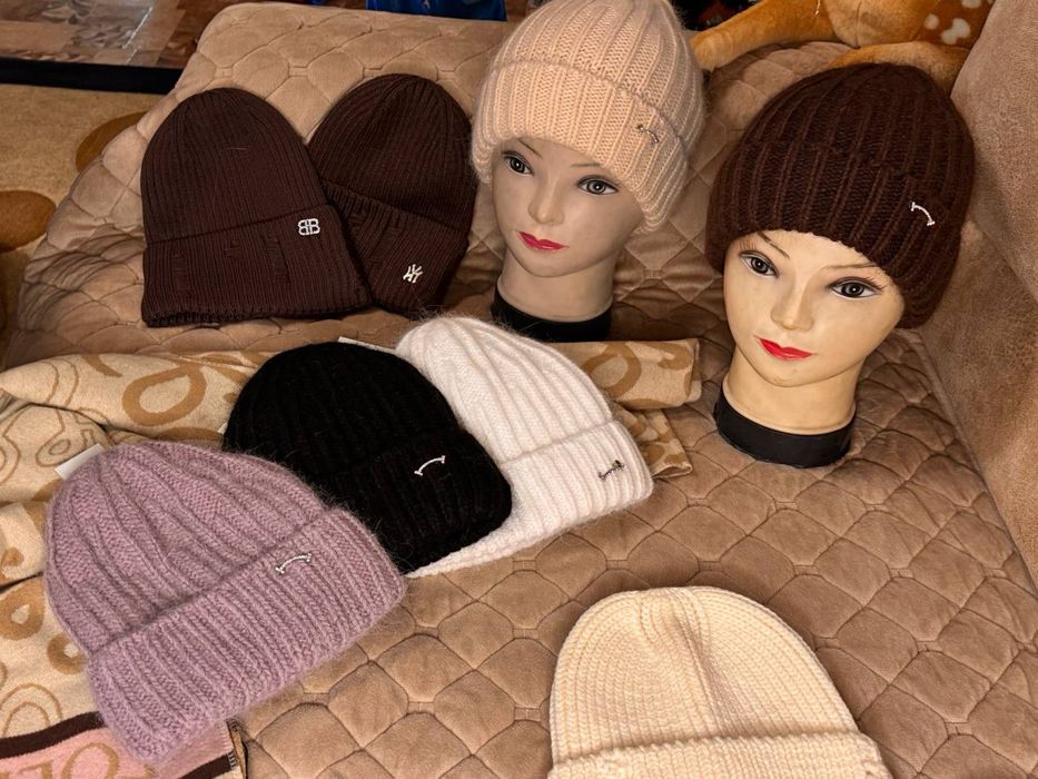 Ангора | тепла жіноча шапка | преміального класу |