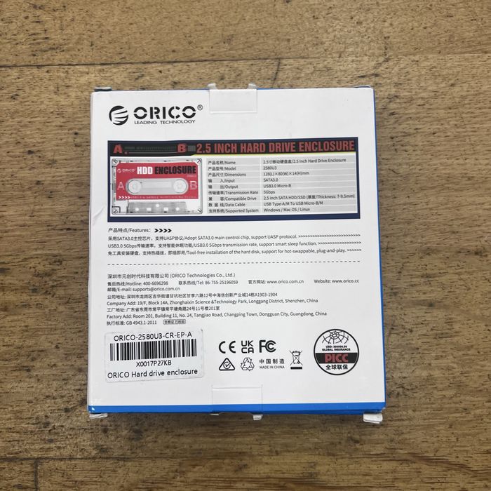 External HDD Drive Enclosure - Orico - New430092594478458881