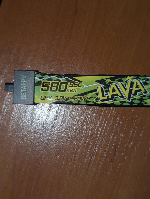 Аккумуляторы BETAFPV LAVA 1S 580mAh 95C BT2.0
