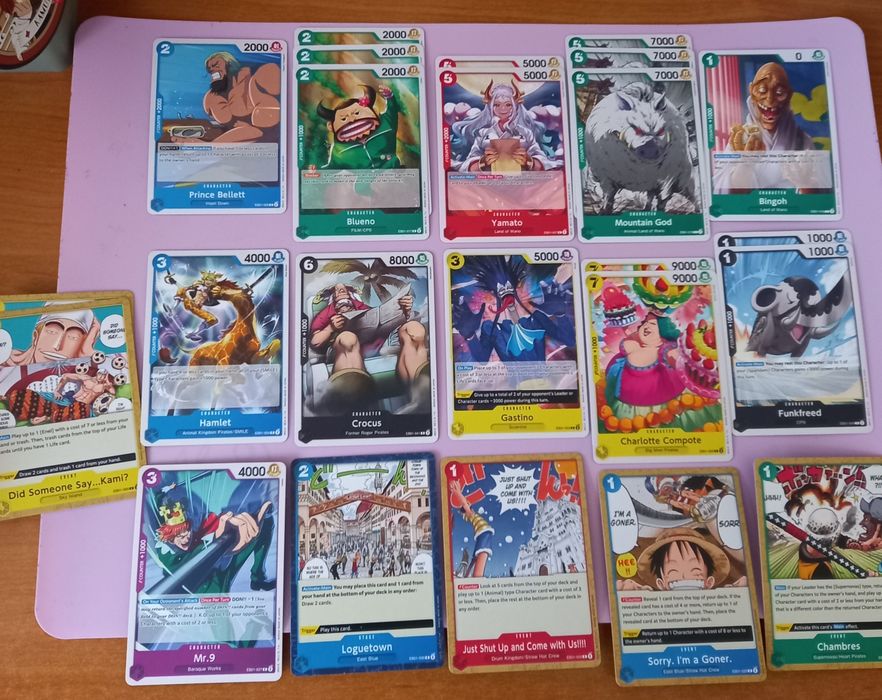 One piece card game 35 kart [EB01 oraz OP06]