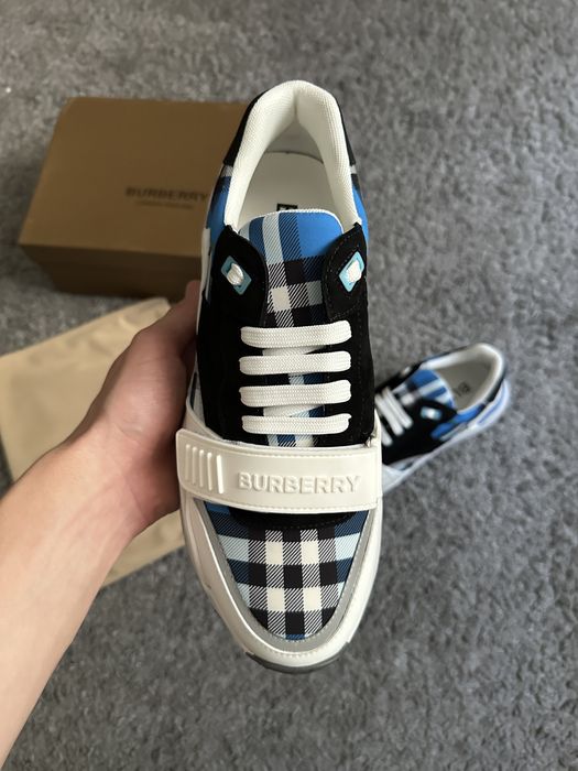 Кросівки burberry ramsey blue