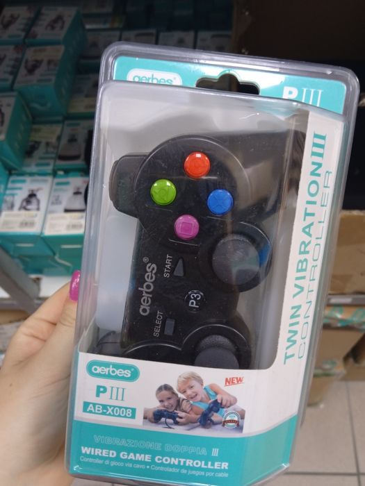 Aerbes Przewodowy Gamepad do PC/PS3 Playstation 3, Komputer, Gamepad do TV z Androidem