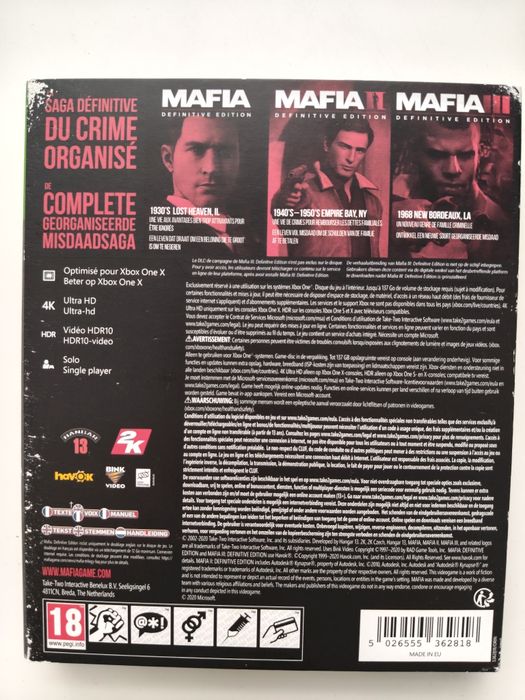 Gra Mafia Trilogy Xbox one