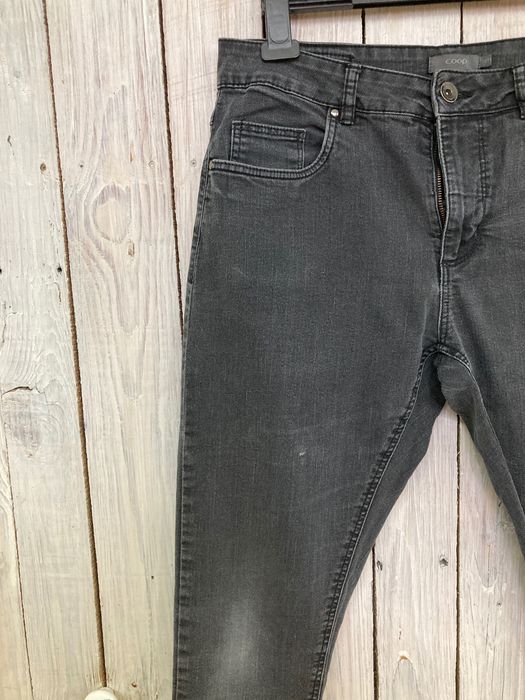 COOP spodnie 40 Slim Fit jeans szaro-czarne