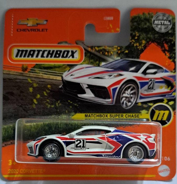 Matchbox corvette 2020 c8 chase / sth