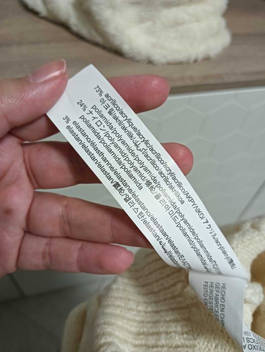 Conjunto Gorro + Gola (Creme) – Suave e Elegante