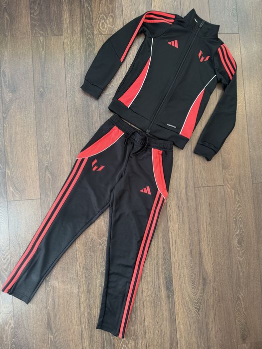 Dzieciecy dres pilkarski Messi Adidas, 140