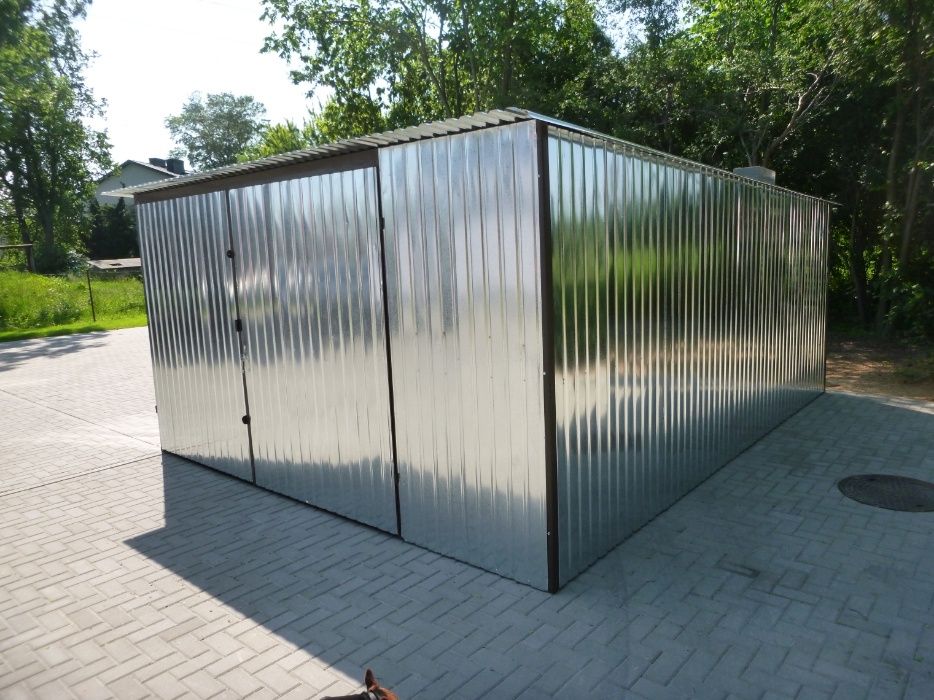 BUDOWA Garaż blaszany Blaszak na BUDOWĘ garaże blaszaki PRODUCENT