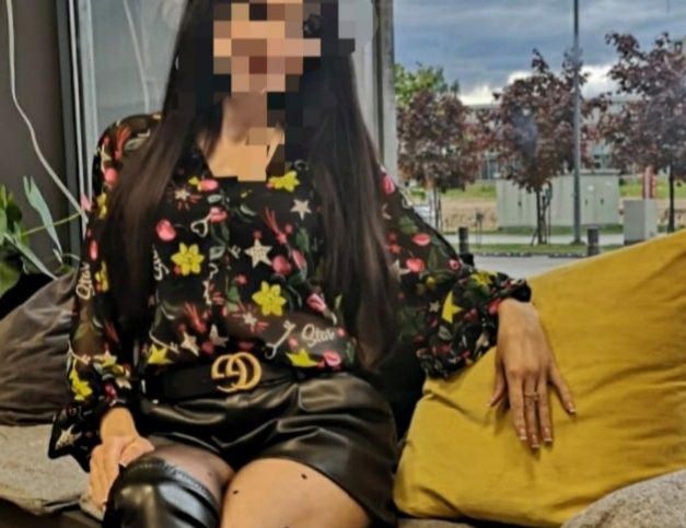 Stylowa koszula, półprzezroczysty materiał