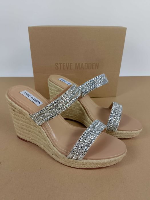 Steve Madden piękne klapki espadryle 41