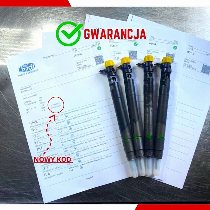 WTRYSKIWACZ TEST 2.0 TDCI EU5 EMBR00101D WTRYSK 9686191080 R00101D