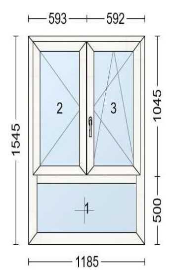 Janelas em alumínio, lacado branco, com vidro duplo