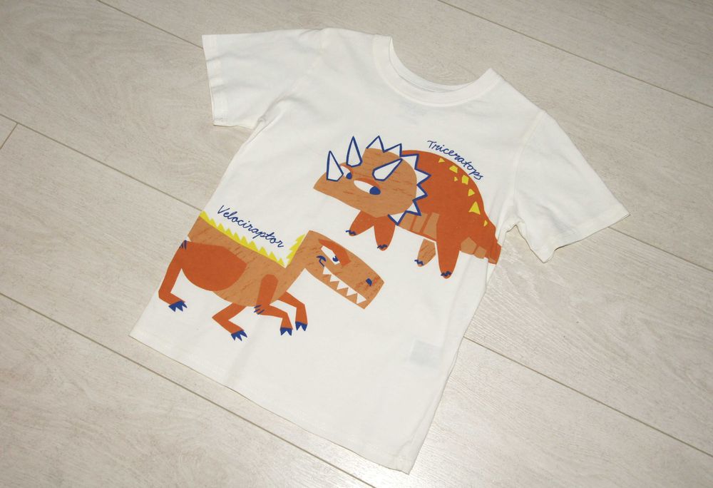 H&M 3pack T-shirtów  z motywem Dino