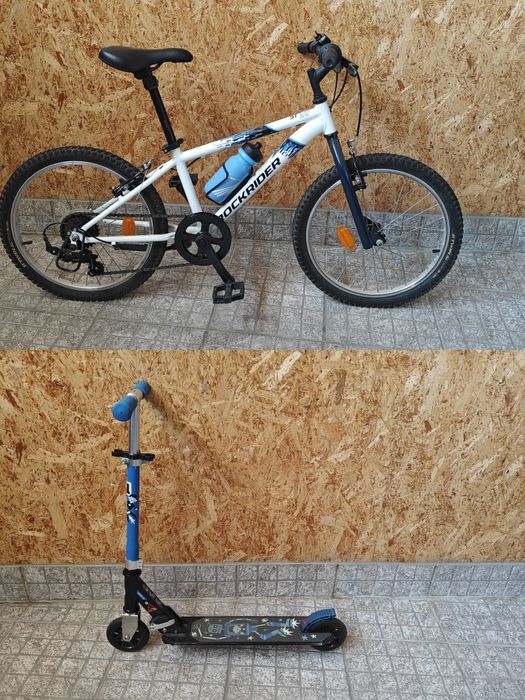 Bicicleta e trotinete