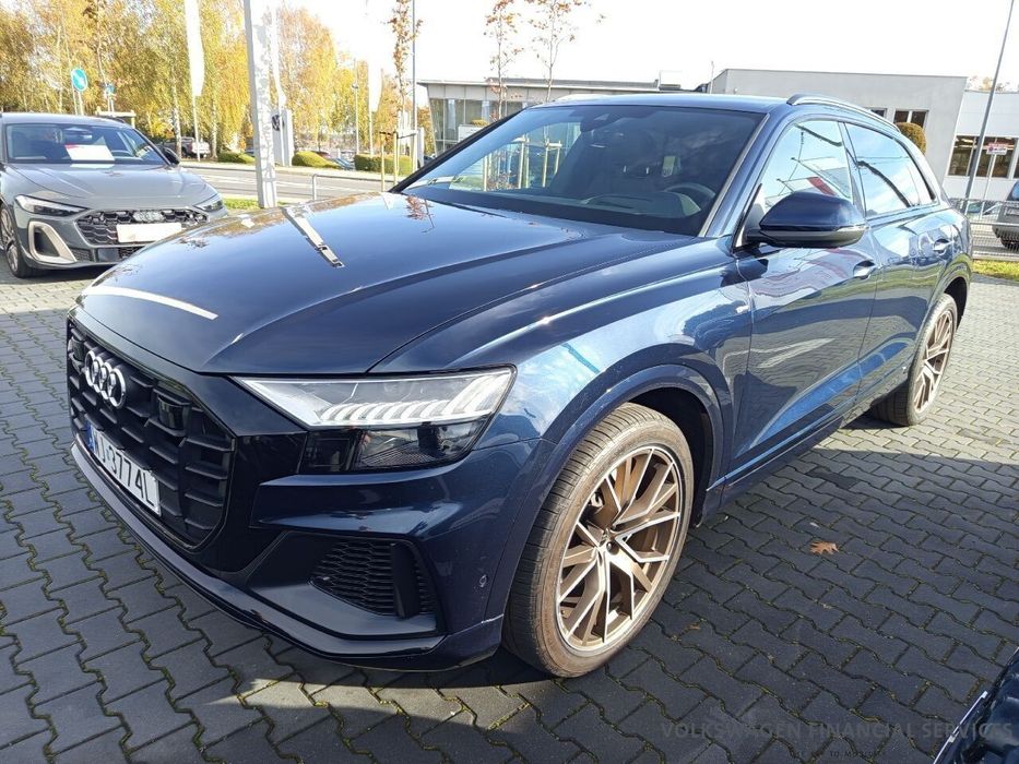 Audi Q8 Skrętna Oś, HAK, Miasto/Trasa, S-line, Matrix, Gwarancja 2027/11