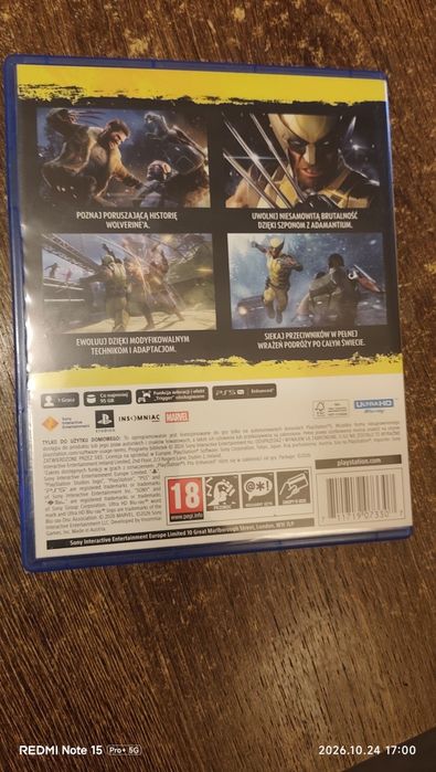 Gra Wolverine PlayStation 5