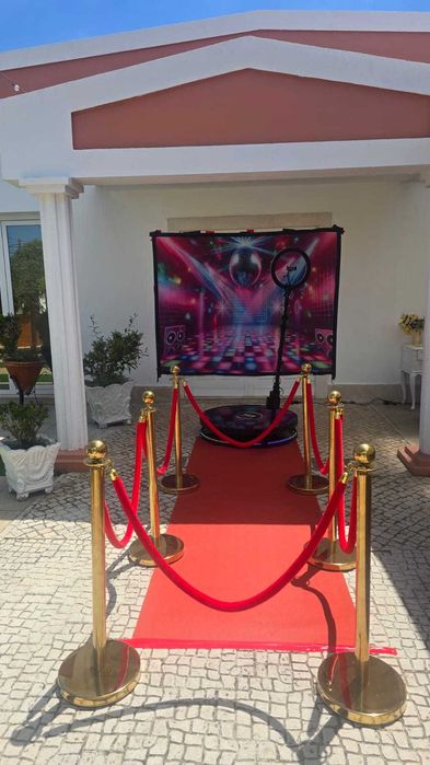 "Serviço de Photobooth, Videobooth 360 e Audio Guest Book para Eventos"