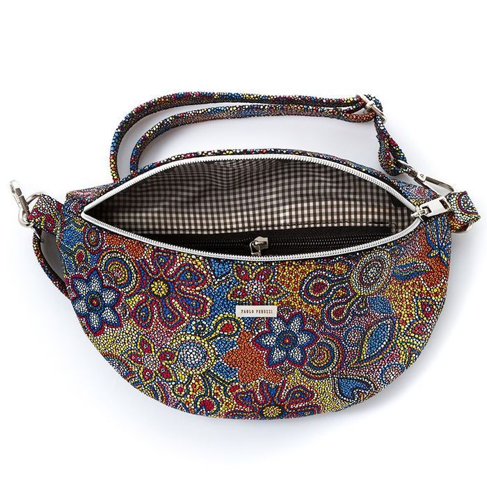 Damska saszetka nerka skórzana kolorowa Paolo Peruzzi Z-15-O