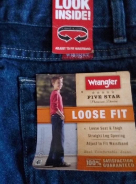 Boy´s Wrangler Five Star Loose Fit Jeans Джинсы брюки штаны