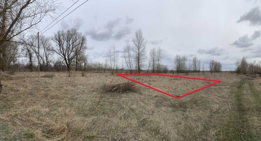 Продам ділянку 12сот с. Соболівка (Броварський р-н)