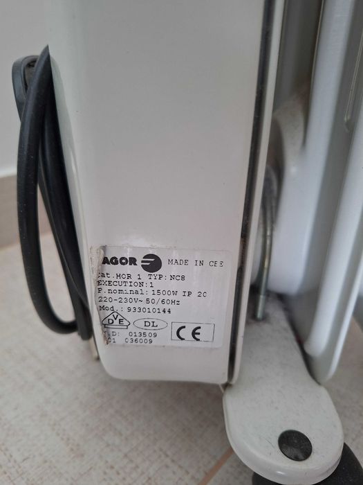 Aquecedor a óleo 1500W