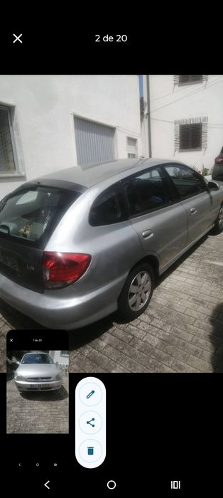 Carrinha Kia rio 1.3 gasolina de 2001 — photo 2
