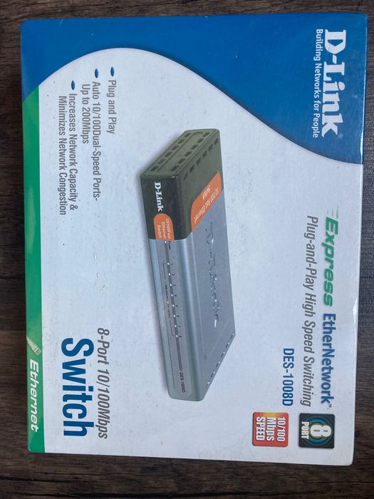 Новий Комутатор D-link DES-1008D