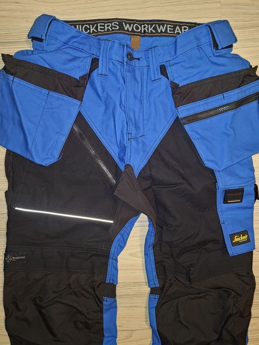 6214 Snickers RuffWork 48 Canvas+ grube spodnie robocze instal serwis