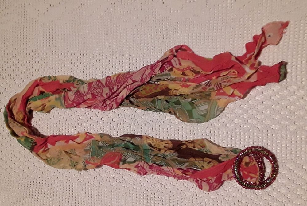 Cinto em tecido para adorno/enfeite