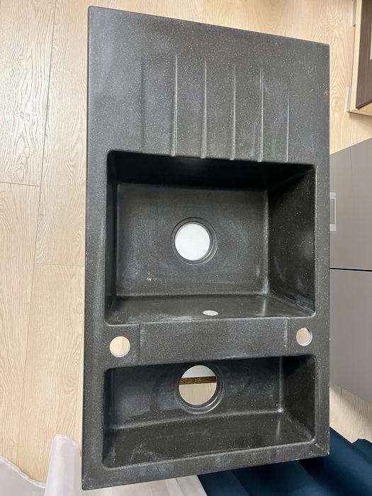 Zlew 1.5 komprowy z ociekaczem nowy 50x86