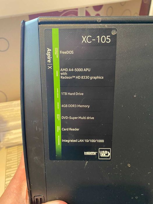Системний блок Aser Aspire XC-105