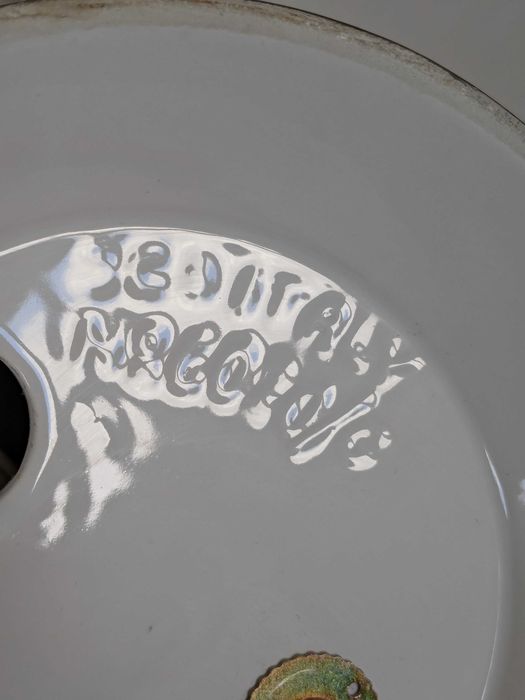 Candeeiro Anos 70 Vintage Italiano Space Age Eye Ball Ceramica Cromado