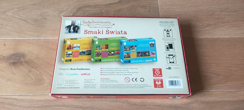 Gra edukacyjna memory Smaki świata