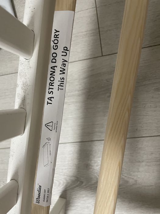 Łóżeczko drewniane Woodies 120x50