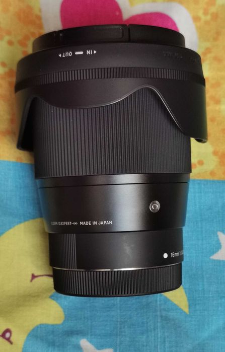Sigma 16mm f/1.4 для Canon eos m (m50 m100 m5 ) 16mm 1,4  (24мм)