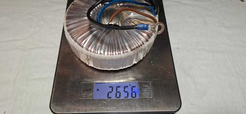 Transformator Toroidalny 12V / 250W / 20A.