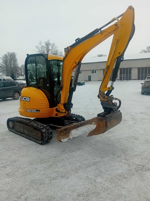 Minikoparka Jcb 8035 Zts stan bdb yoistick 2 łyżki nie Kubota